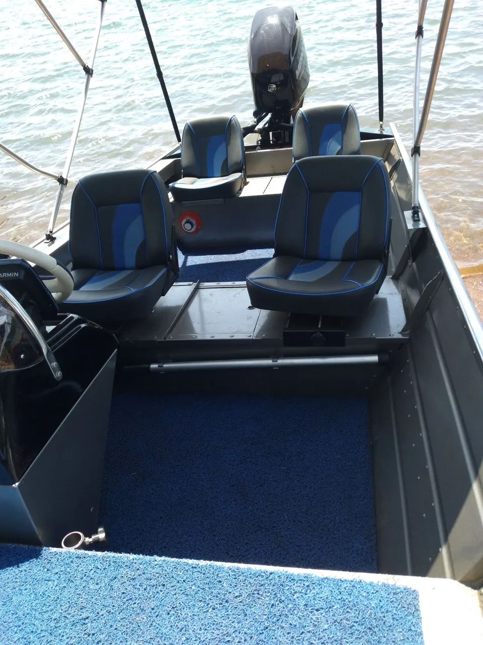 Barco fluvimar  bastante 5.5 com motor  mercury  60hp  4 tempo. - Foto 3