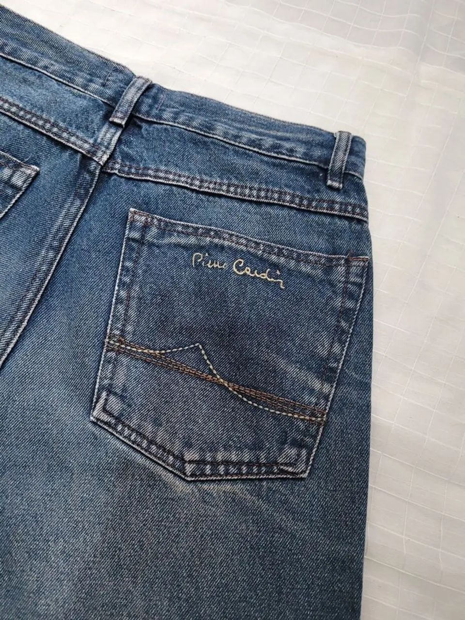 calça jeans vintage pierre cardin Tam 36 - Foto 3