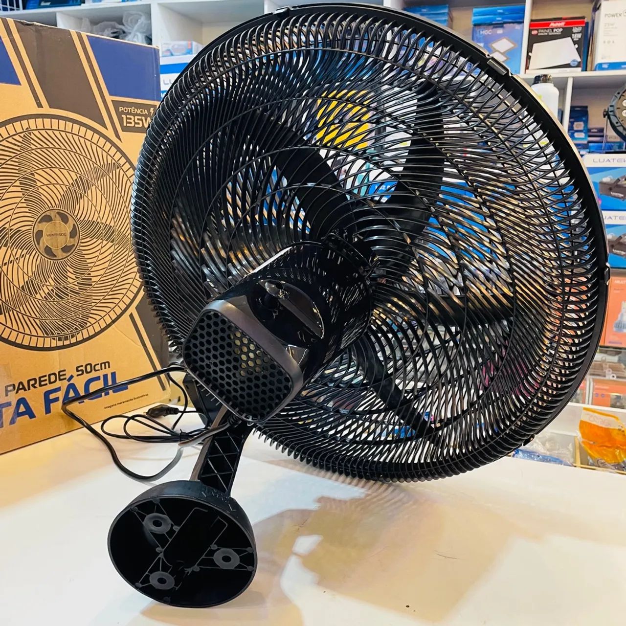 Ventilador Parede 50cm 135w - Monta Facil  - Foto 4