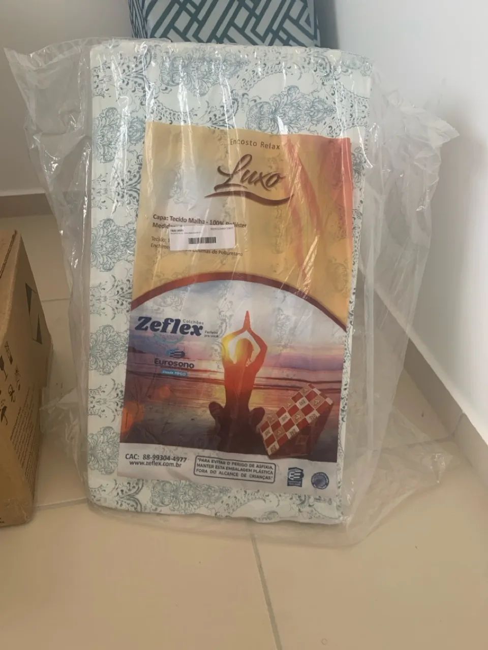 Encosto Relax Zeflex Luxo - Novo
