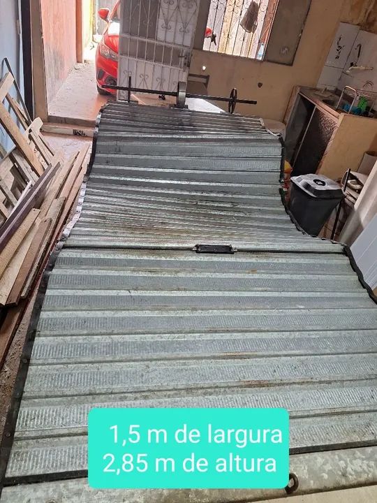 Portão de Aço 1,5m x 2,85m
