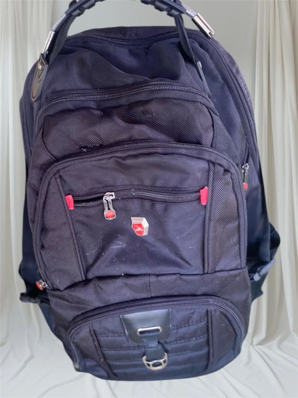 Mochila adventure, bom estado, preta, masculina  - Foto 2