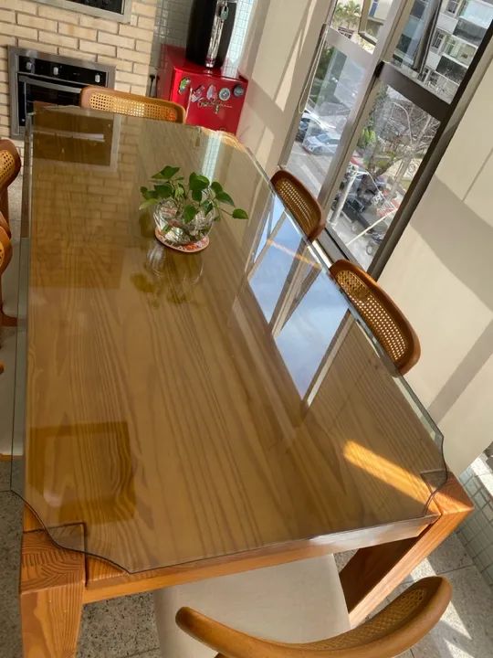 Tampo de mesa para jantar em vidro 2 x 95 - Foto 4
