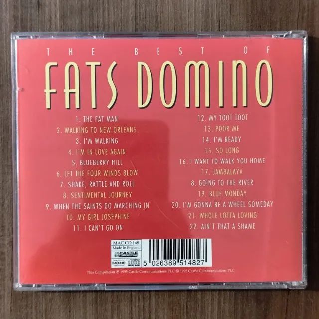CD Fats Domino - The Best Of Fats Domino *importado UK - Foto 2