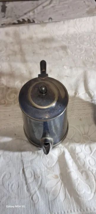 Chaleira em plata antiguidade  - Foto 5