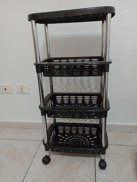 Fruteira Carrinho de 4 andares para cozinha - Foto 2