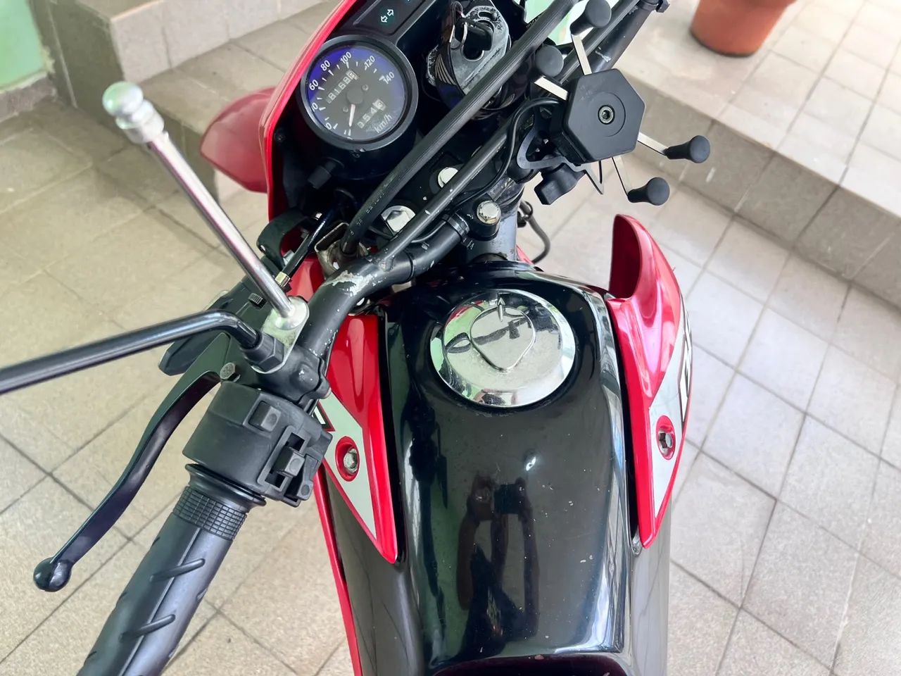 Honda Bros 150cc - Trail - Vermelha - Foto 11