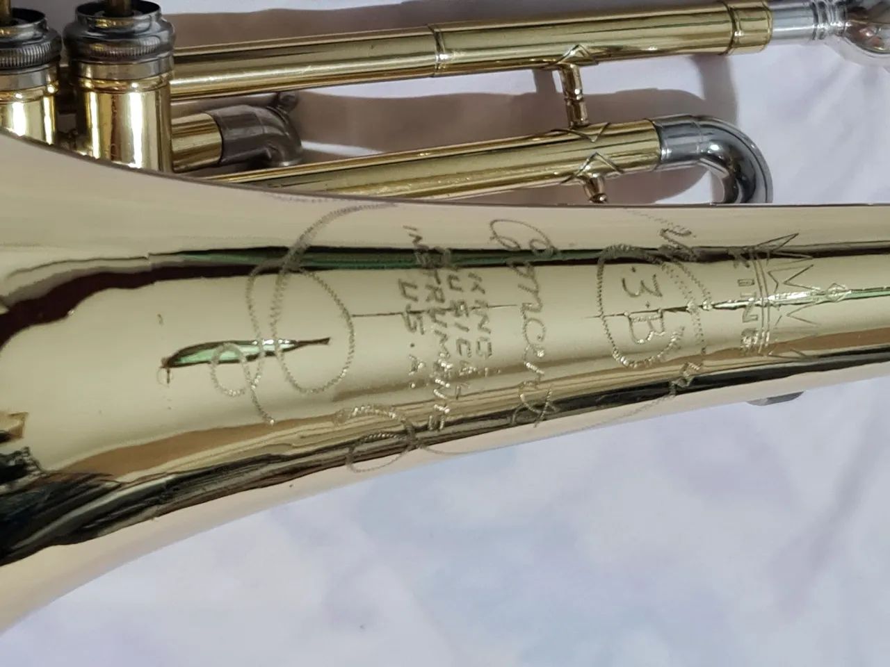 Trombone Longo King 3b Concert Si Bemol  Laqueado - Foto 3