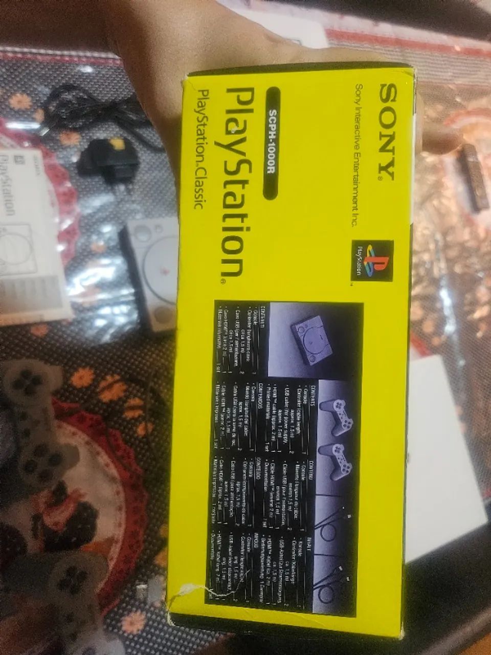 ps1 classic mini original sony com 2 controles e jogos e caixa - Foto 5