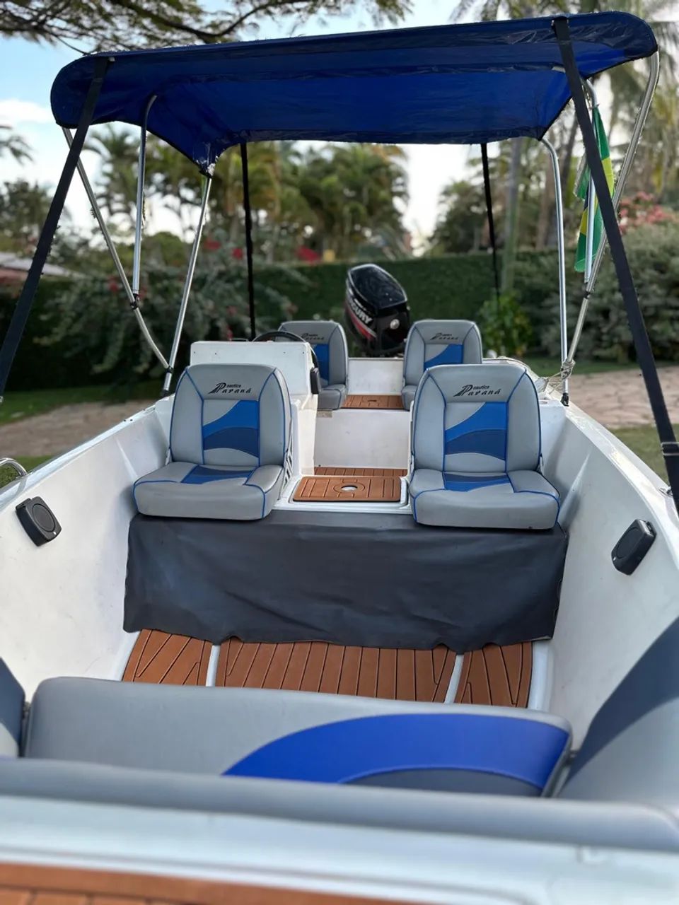 Lancha com motor novo - Foto 10