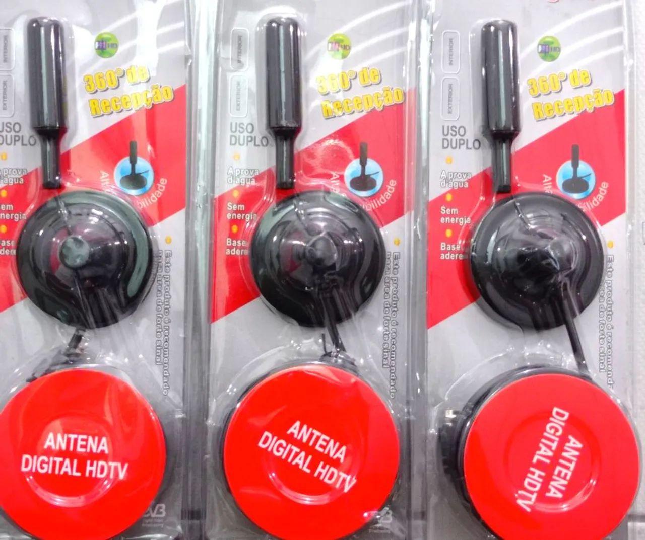 Antena Digital HDTV 360° - Sinal Forte - Uso Duplo - Foto 6