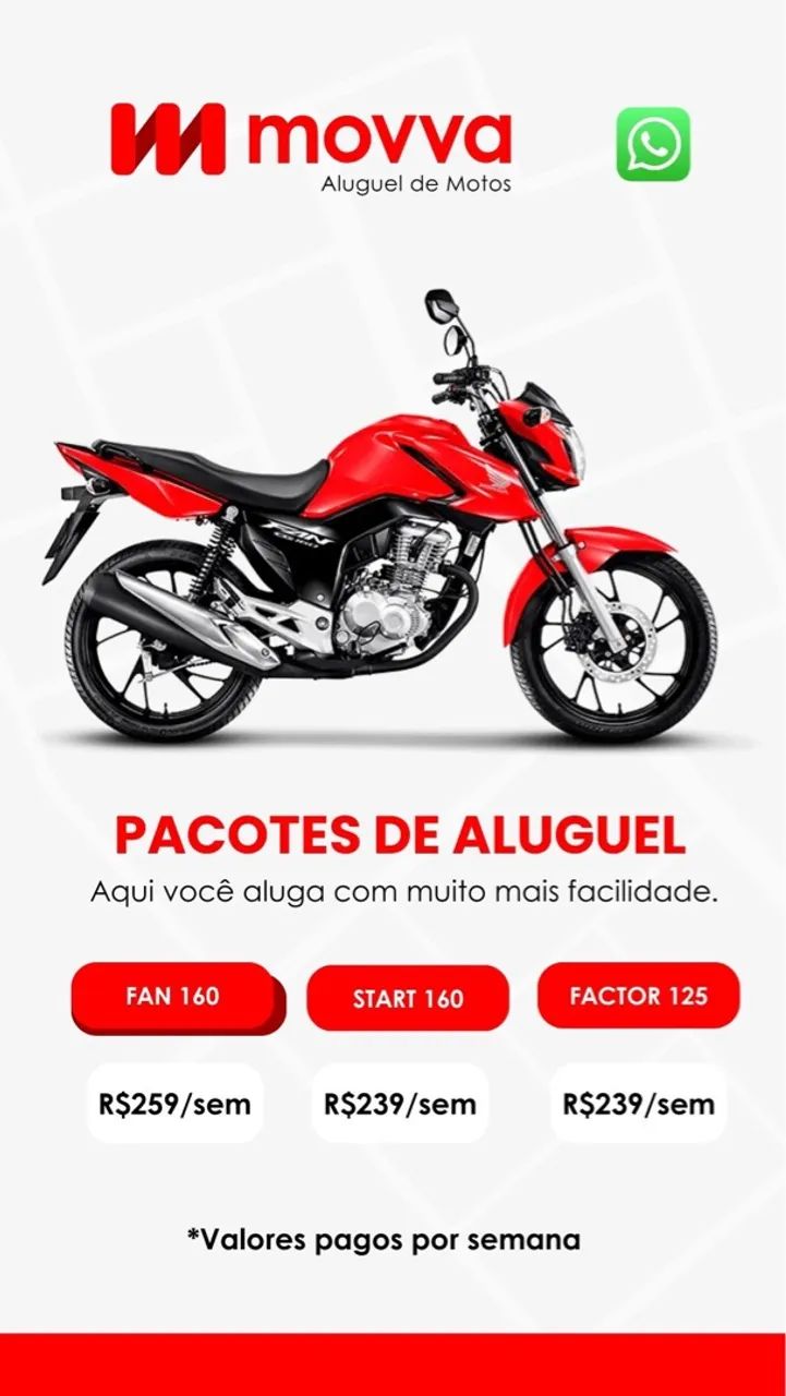 Aluguel de Motos - MOVVA  - Foto 5