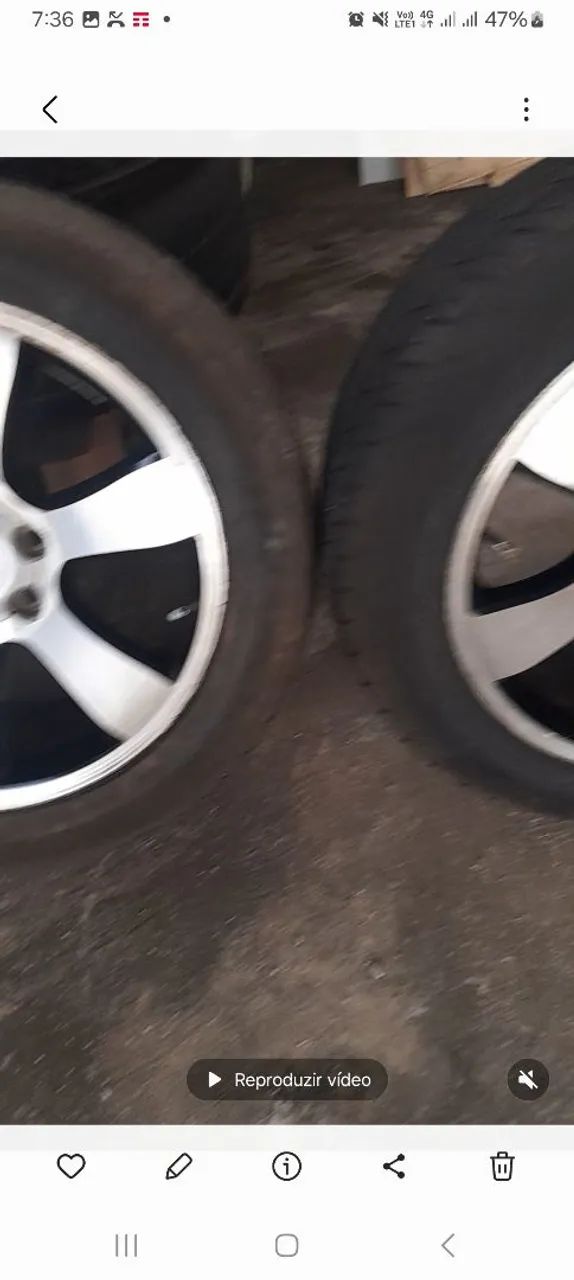Rodas Aro 20 com 2 Pneus bons  - Foto 5