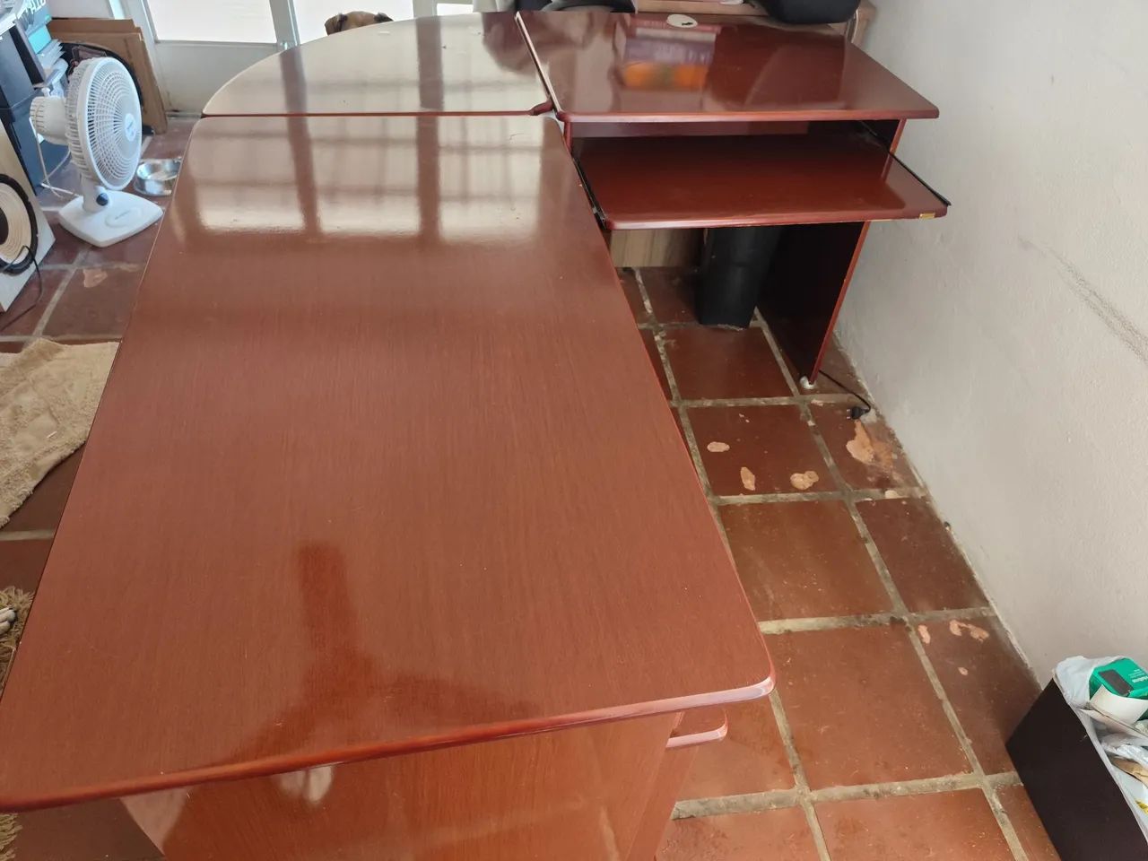 Mesa de Escritório em L - Artesano - Foto 3