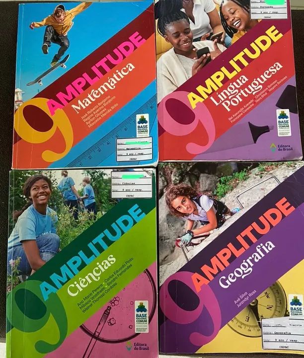 Livros Didáticos 9º Ano Amplitude - Completo!