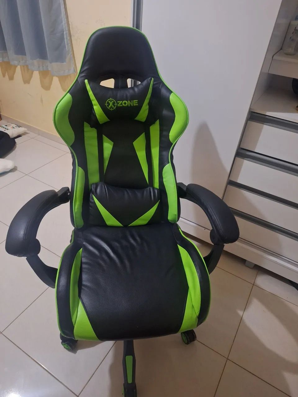 Cadeira Gamer X-Zone Verde e Preto