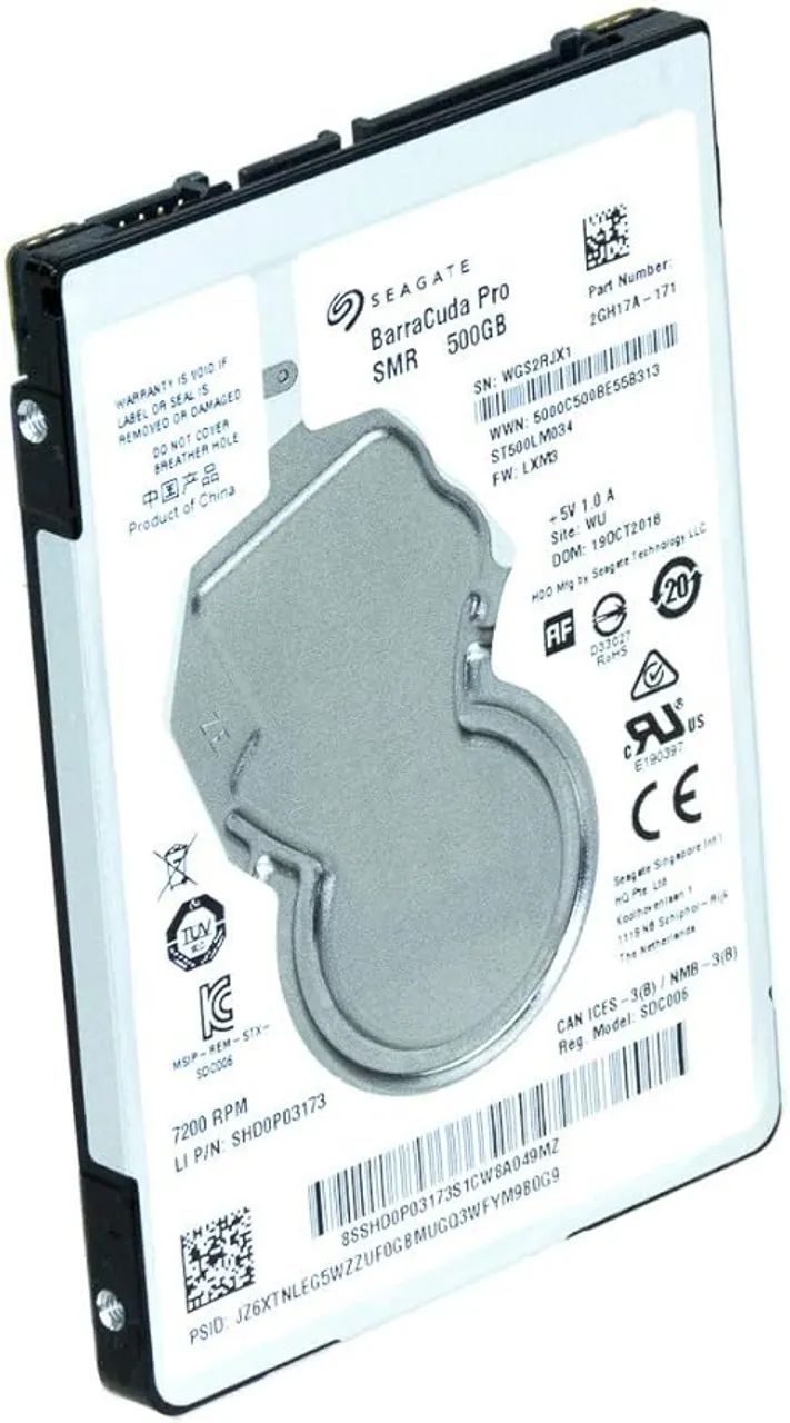 Interno Seagate Barracuda Pro St500lm034 500gb - Saudável