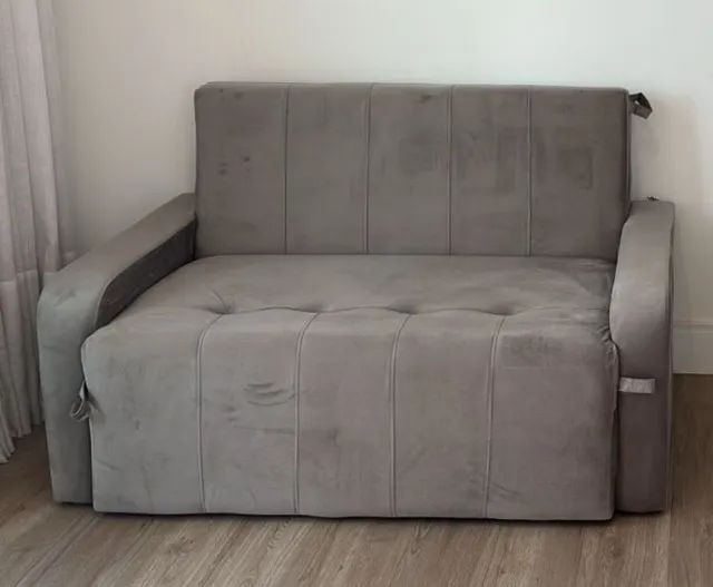 Sofá Cama Veludo 1,38m DIVIDIMOS EM ATE 10 X SEM JUROS 