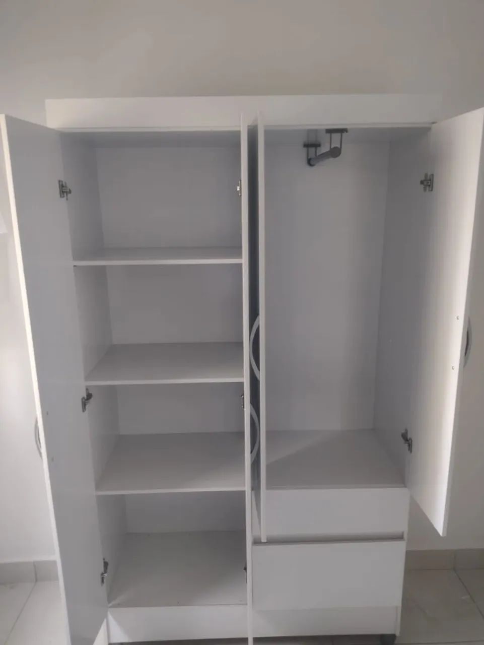 CONJUNTO DE GUARDA ROUPA E CÔMODA DE BEBÊ NA CAIXA COM ENTREGA E MONTAGEM GRÁTIS  - Foto 3