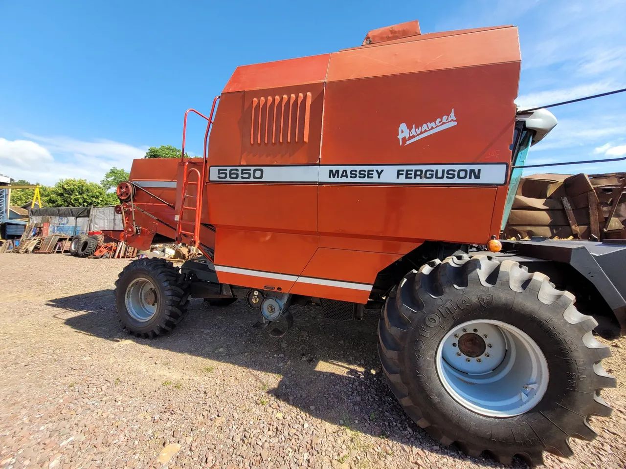 MF 5650 2004 Advanced 16 pés hiperflex 5400 horas revisada - Foto 6