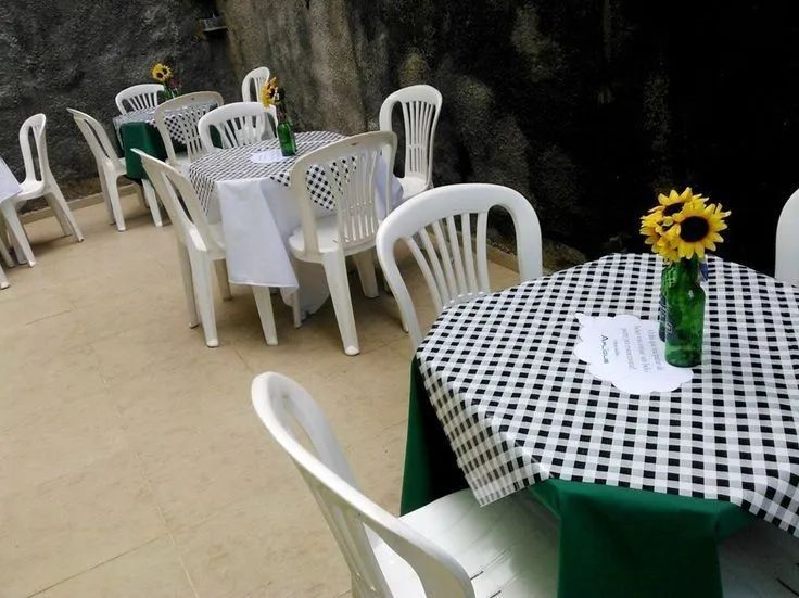 Aluguel de jogos de mesas, toalhas e tampões. - Foto 4