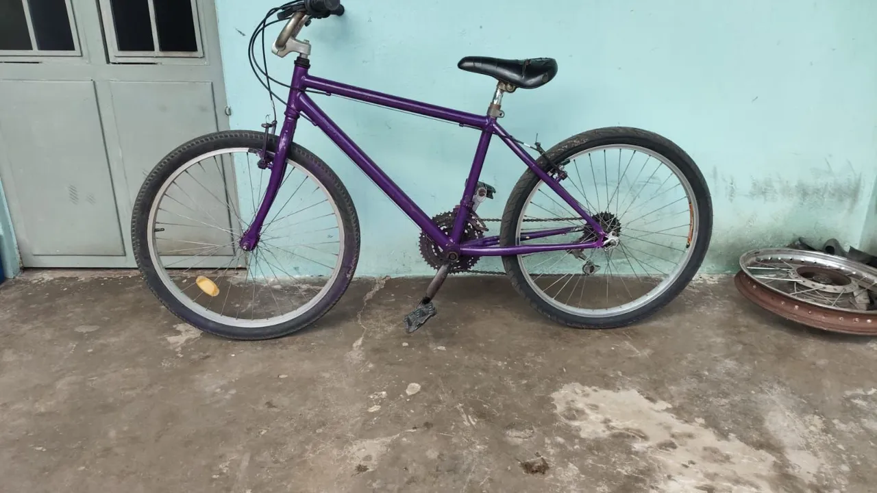 Bicicleta Aro 24Roxa