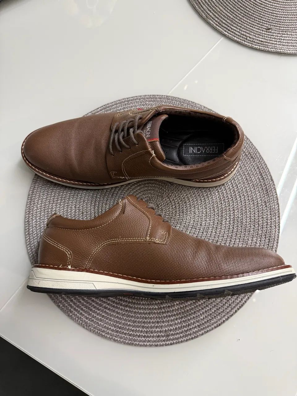 SAPATO FERRACINI MASCULINO TABACO KINGSTON