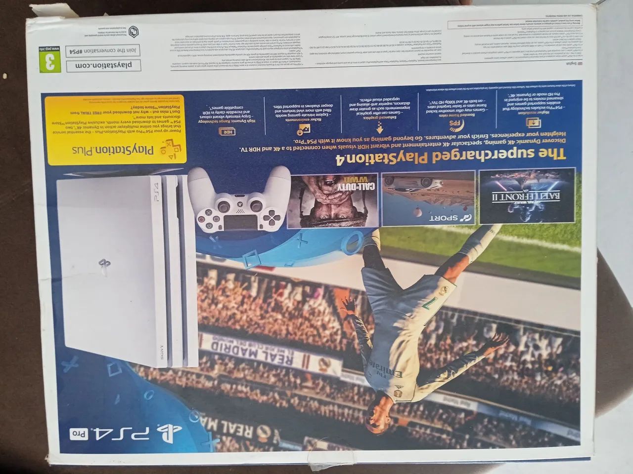 PlayStation 4 (PS4) Branco PRÓ 1 TB - Foto 3