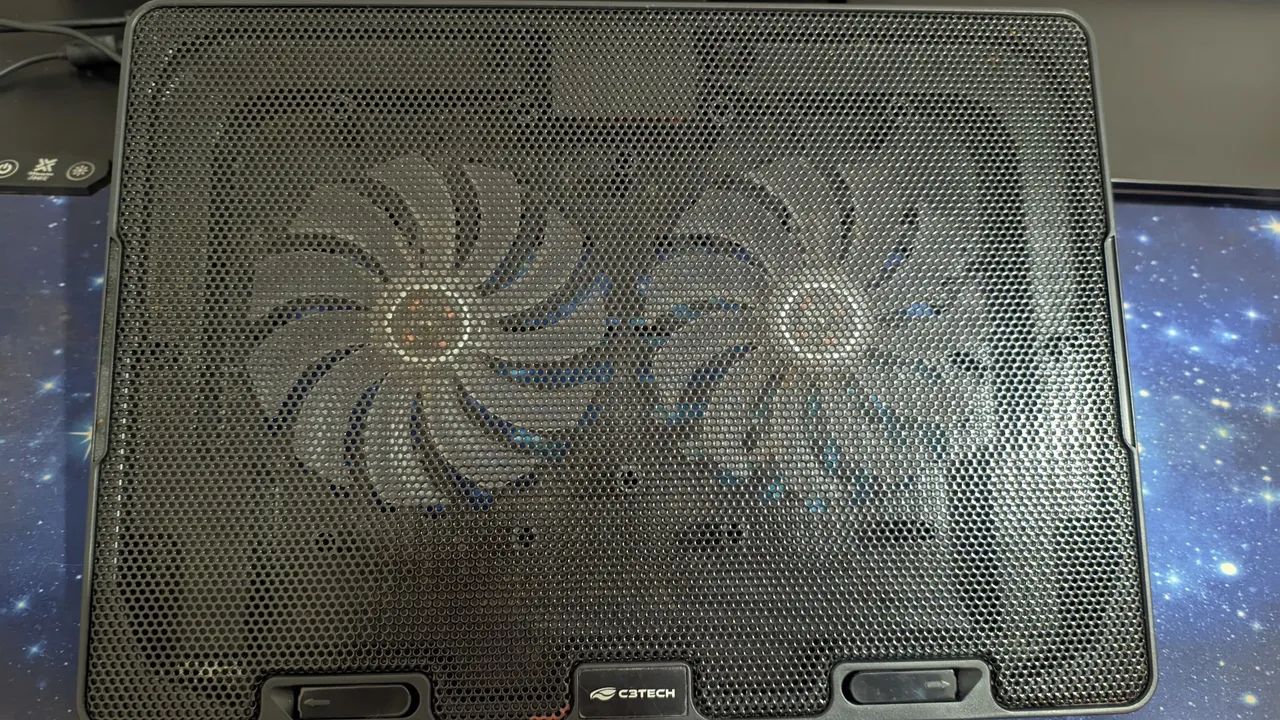 Suporte notebook cooler + 2 USB C3tech - Foto 2
