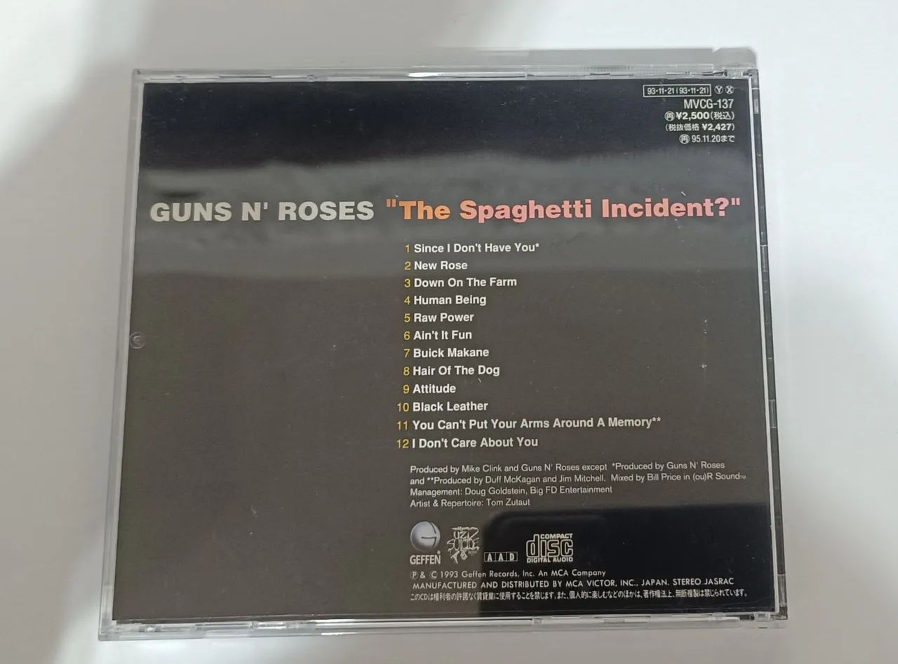 Guns N' Roses - The Spaghetti Incident - Japan - Foto 2