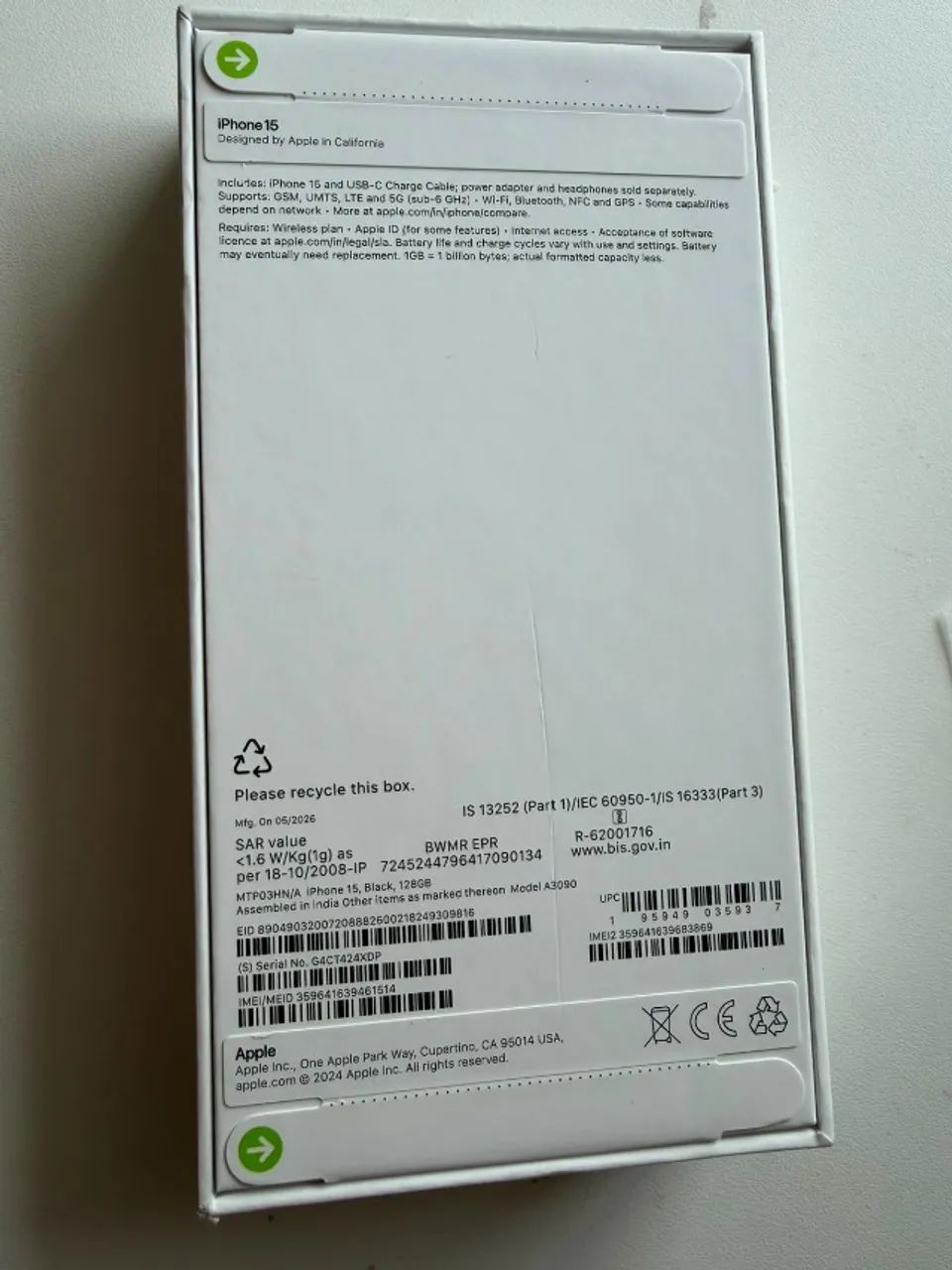 IPHONE 15 128GB LACRADO - Foto 2
