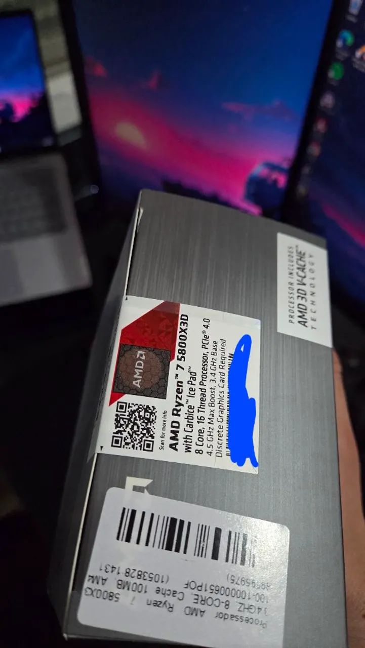 (Lacrado) Ryzen 7 5800x3d AM4 Anniversary Edition - Foto 4