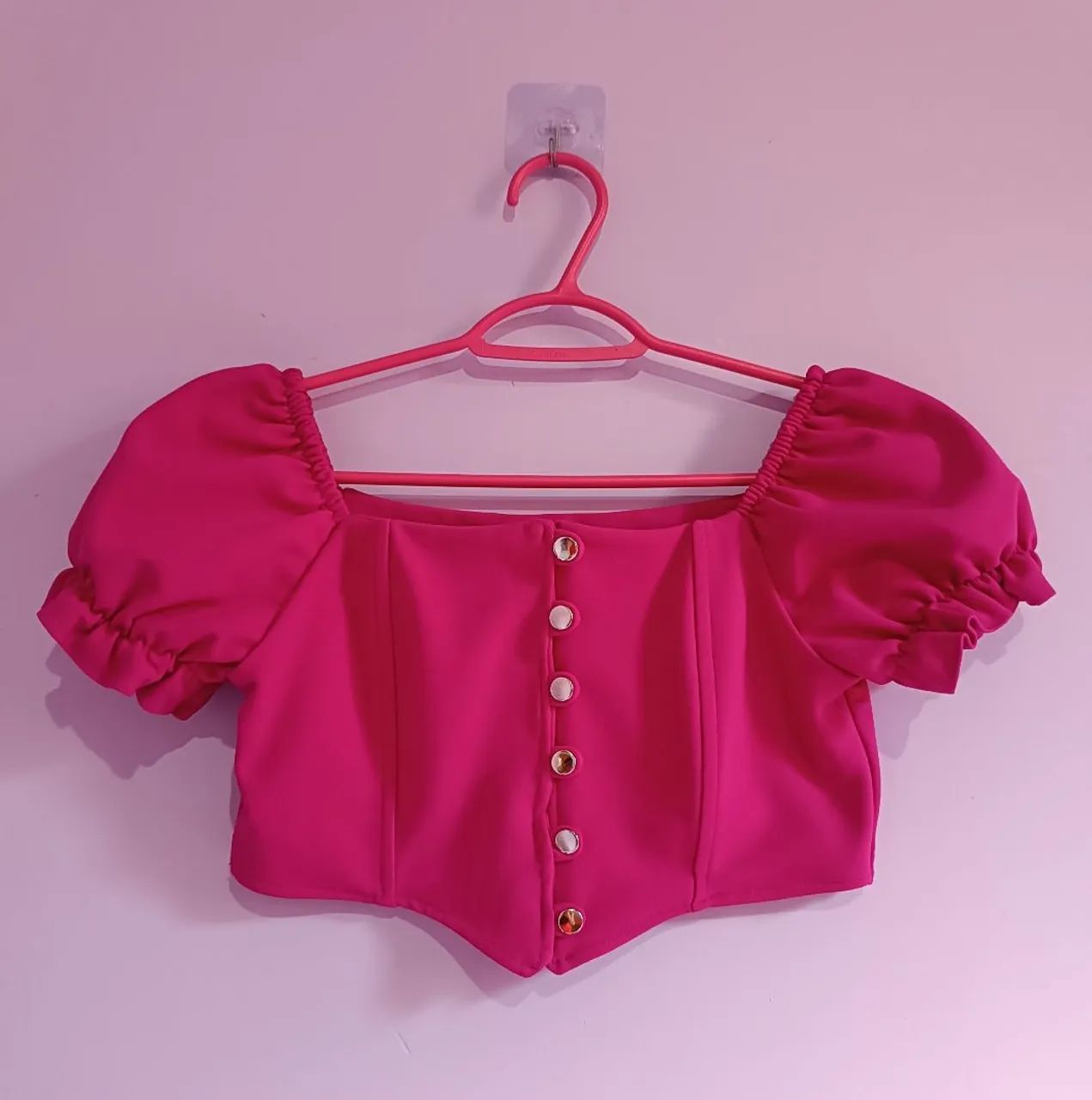 Cropped Rosa - Tam. Único 