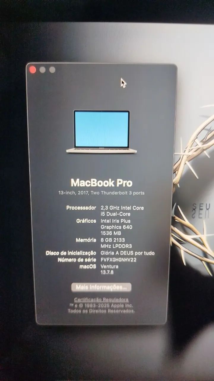 Macbook pro 2017 13 polegadas  - Foto 3
