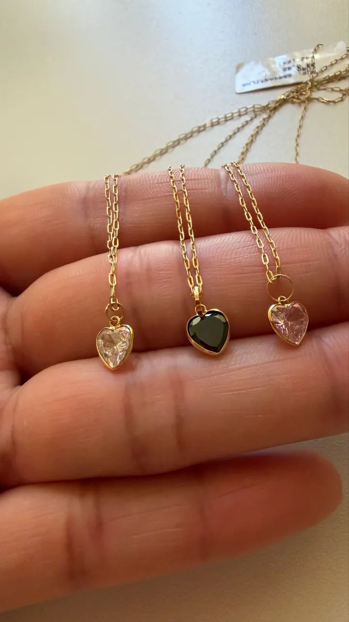Gargantilhas, colar, cordão em ouro 18k (750) - Foto 3