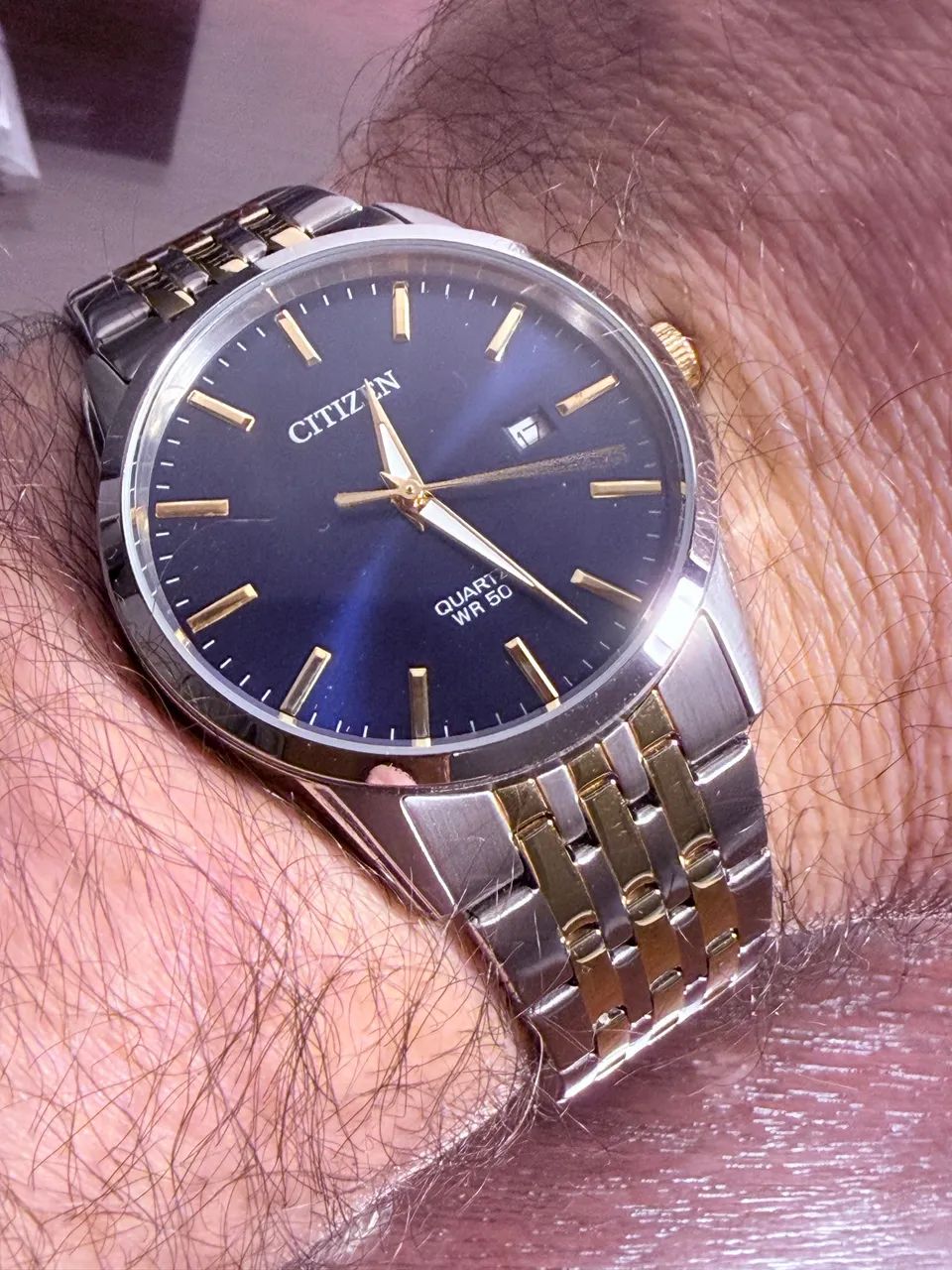 Relógio CITIZEN Quartz G111-S115205 - azul - completo .  - Foto 2