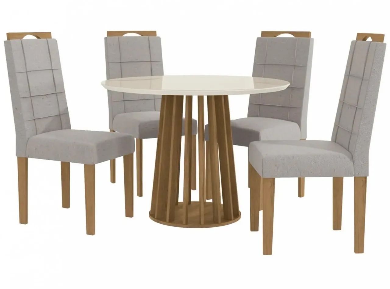 Mesa de Jantar - 4 Cadeiras - Kappesberg  - Foto 5