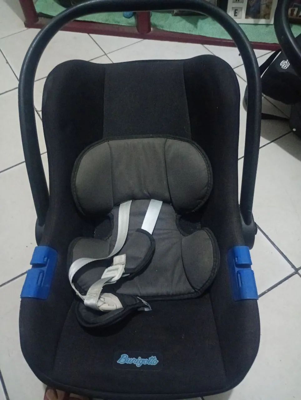 Bebê conforto azul