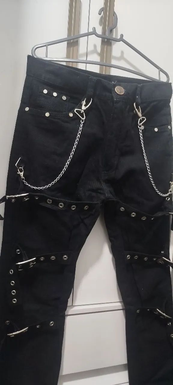 Calça Sarja Preta - Foto 2