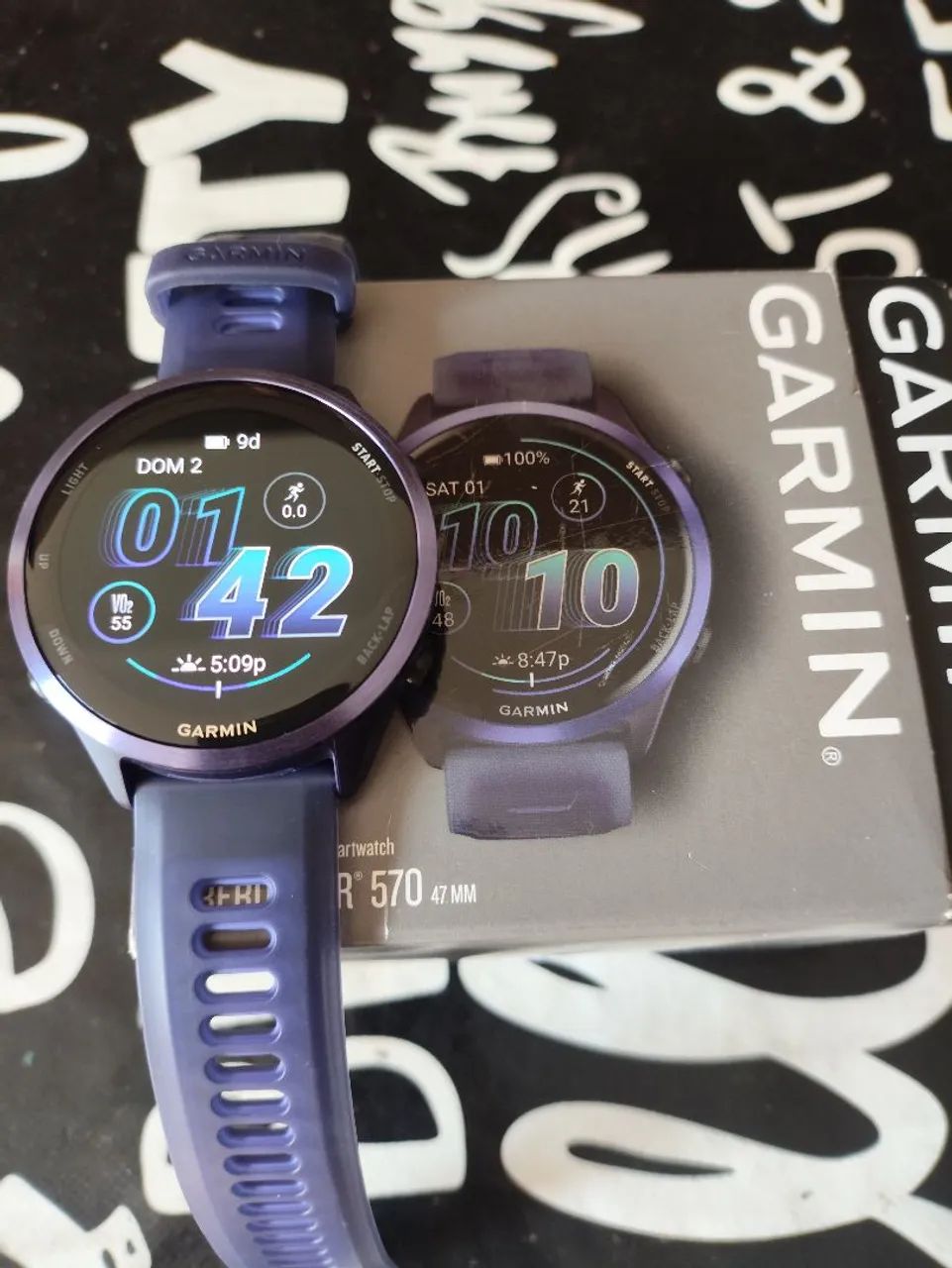 Relógio GARMIN FORERUNNER 570 47mm - Índigo  - Foto 2