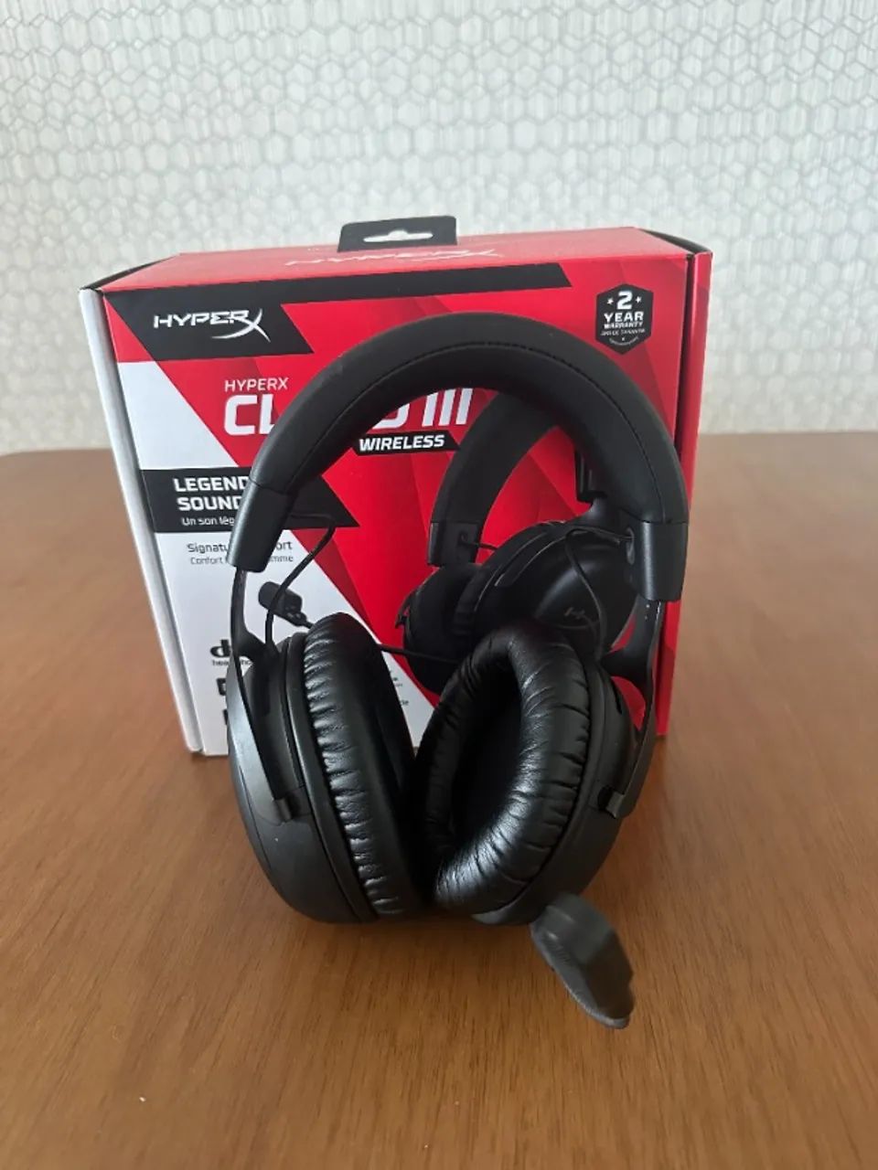 Hyperx cloud 3 wireless em perfeito estado