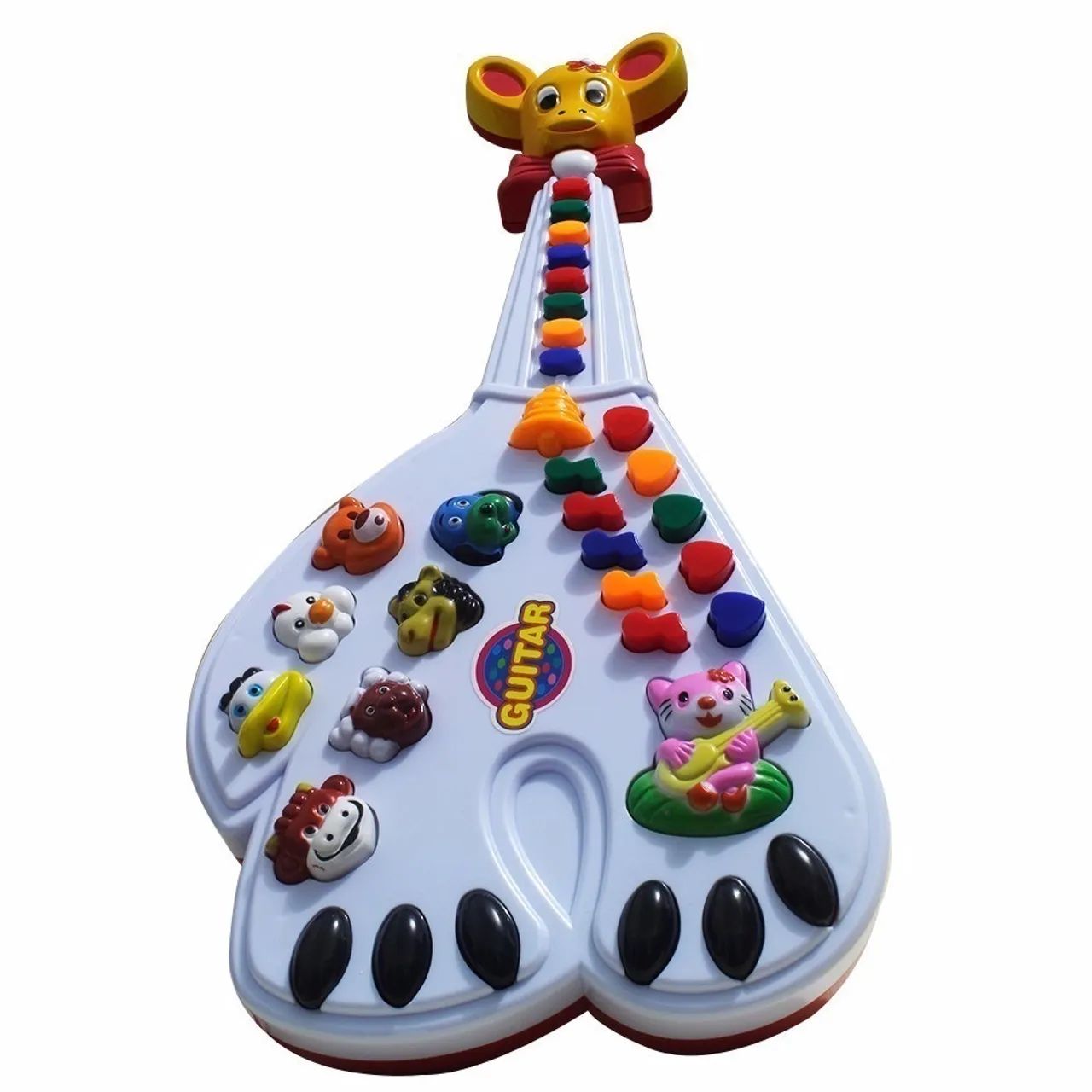 Guitarra Infantil Com Som De Bichos - Foto 4
