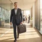 Bolsa Executiva Samsonite - Estado de Nova! 4 compartimentos,  Medidas: 45x34 cm - Foto 2