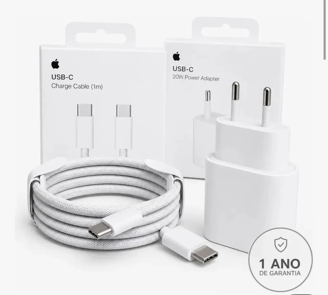 Carregador Apple 20w original 