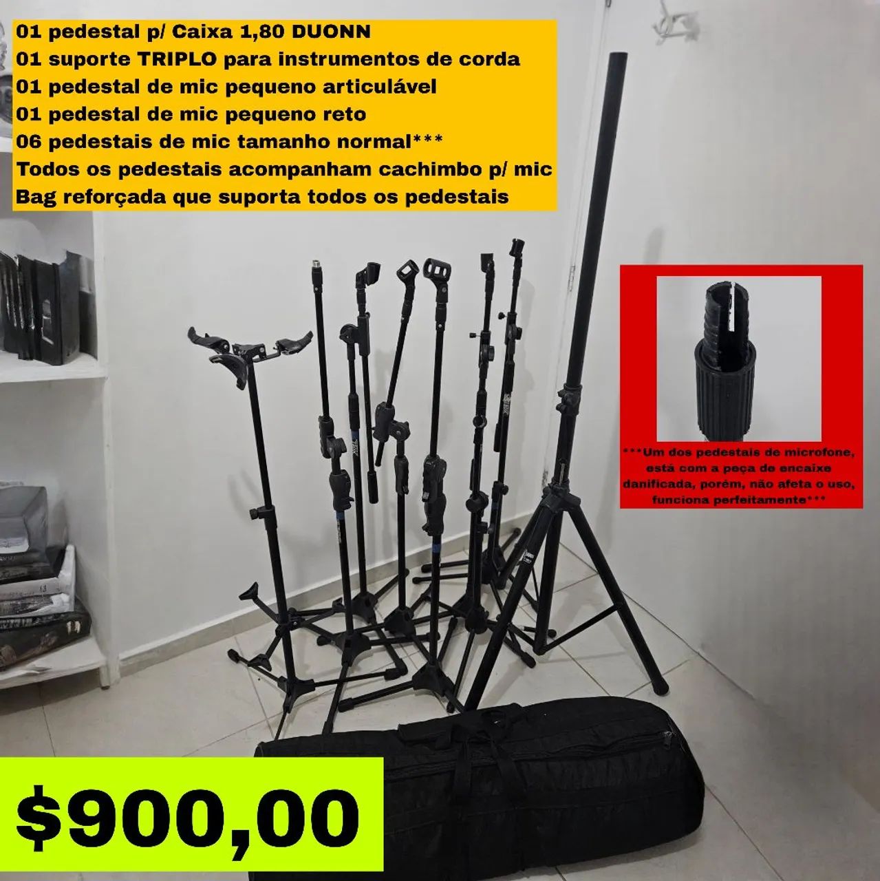 Pedestais Para Microfones
