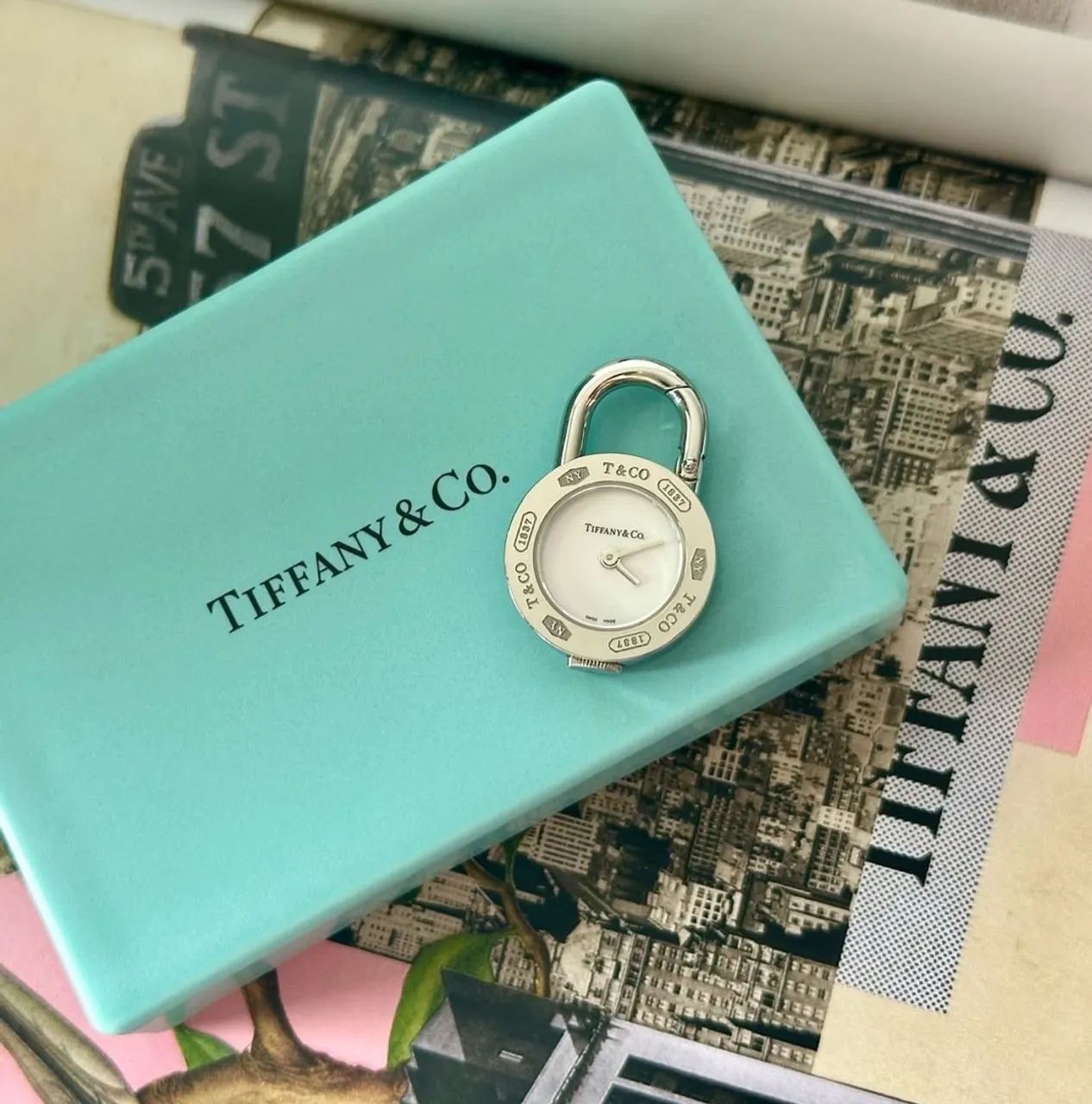 Relógio Berloque Suíço Tiffany & Co. 