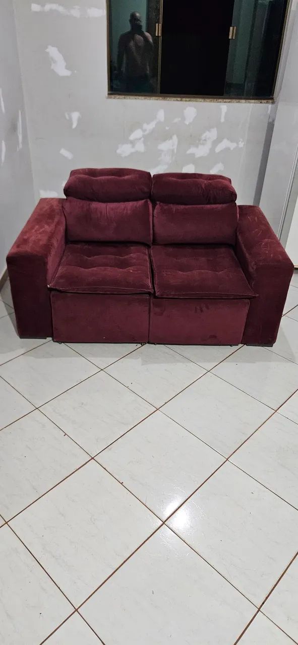 Vende - Se Sofá Retratil 2 Lugares Feito Higienização E Lavagem A Seco ! - Foto 2