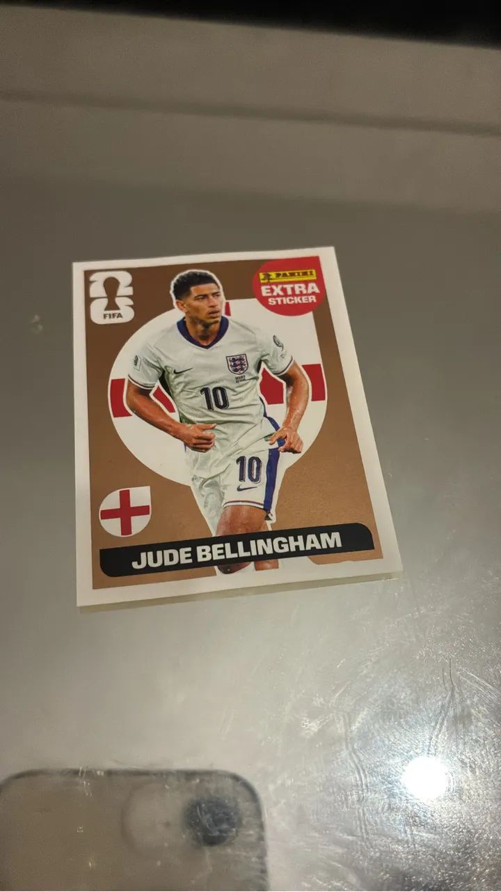 Figurinha Jude Bellingham Extra Sticker 2026