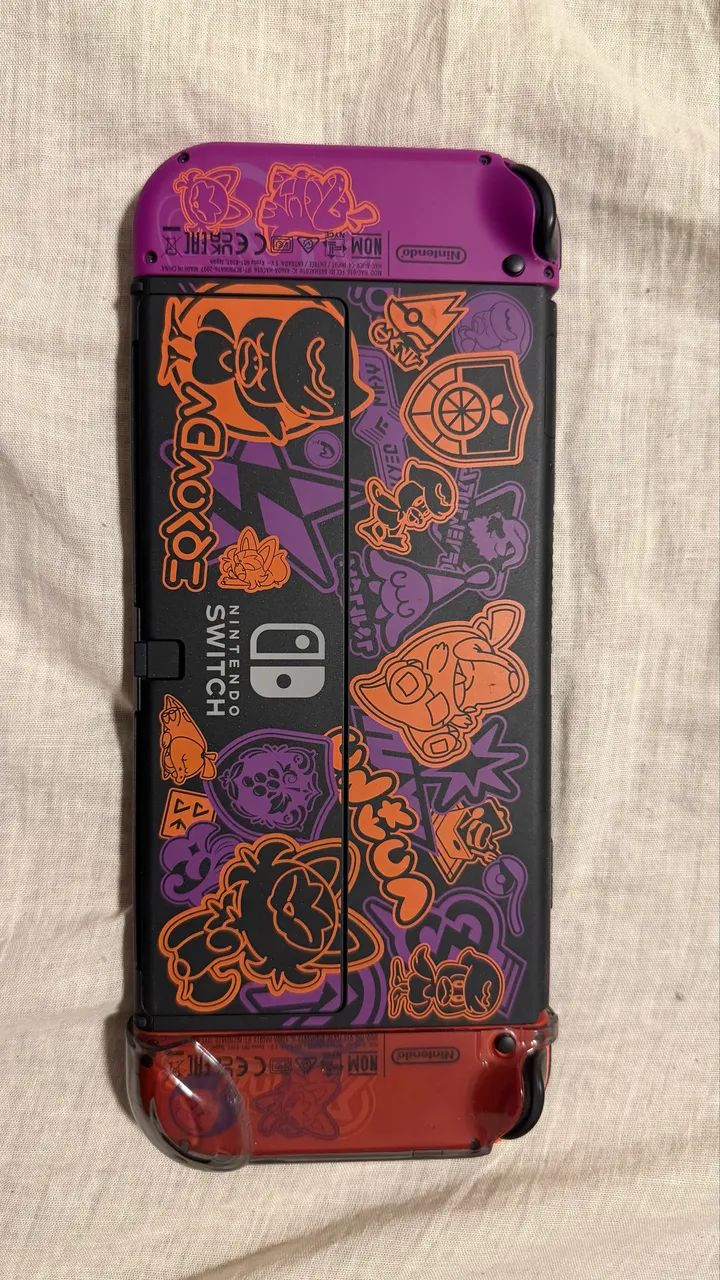 Nintendo Switch OLED Pokemon Scarlet e Violet - Foto 2