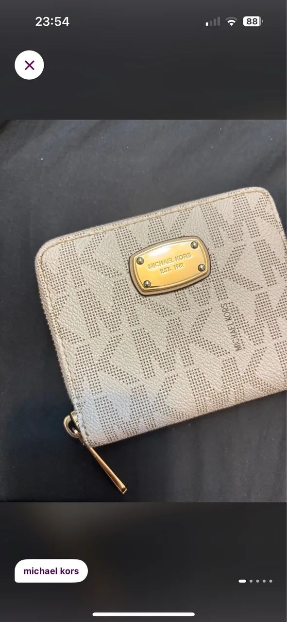 carteira michael kors compacta begel original - Foto 2